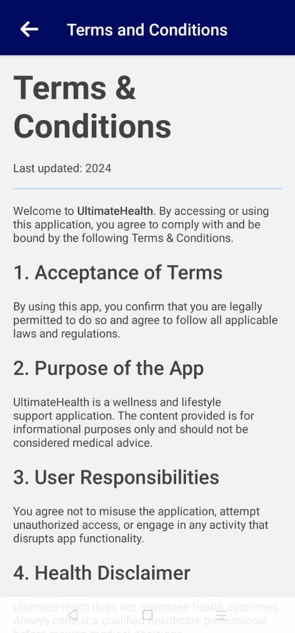 Terms And Condition