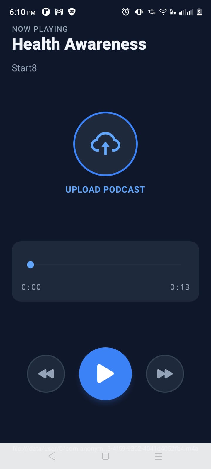 Podcast Upload
